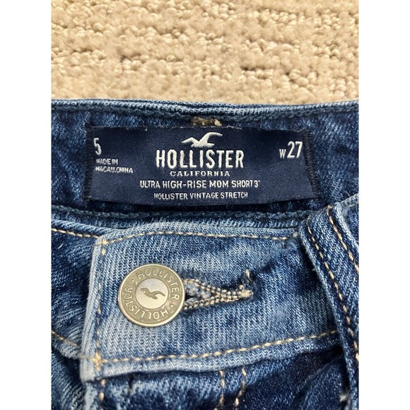 Hollister‎ Blue Jean Shorts - Picture 3 of 4